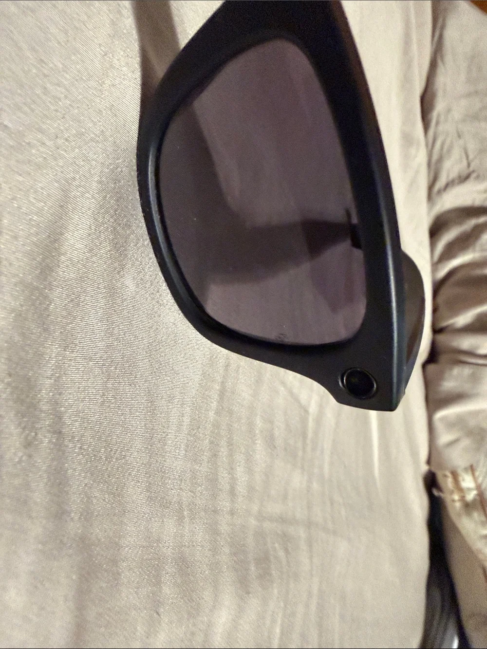 Ray-Ban Black Wayfarer Sunglasses with Brown Case